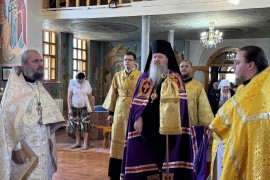 Неделя 3-я по Пятидесятнице. Архиерейское служение в храме Архангела Михаила г. Шу