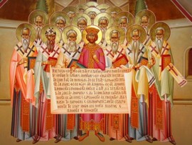 В день памяти святых отцев шести Вселенских Соборов Управляющий епархии совершил воскресную Литургию в Благовещенском кафедральном соборе Павлодара