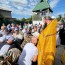 Чин малого освящения и Божественная литургия в Серафимовском храме поселка  ...