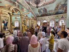 Неделя 8-я по Пятидесятнице. Архиерейское служение в Свято-Никольском кафедральном соборе г. Шымкента