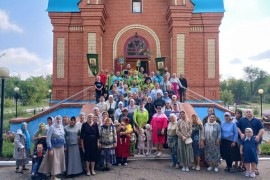 В городе Хромтау молитвенно отпраздновали престольное торжество в день памяти преподобного Серафима Саровского