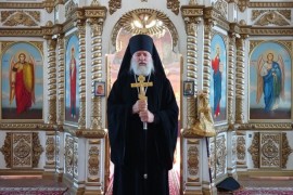 Воскресное служение епископа Игнатия в Никольском соборе Актюбинска
