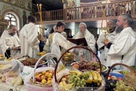 Преображение Господа Бога и Спаса нашего Иисуса Христа. Архиерейское служение в Свято-Никольском кафедральном соборе г. Шымкента