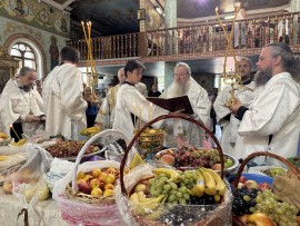 Преображение Господа Бога и Спаса нашего Иисуса Христа. Архиерейское служение в Свято-Никольском кафедральном соборе г. Шымкента