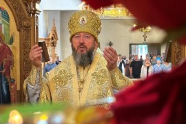 В Неделю 10-ю по Пятидесятнице архиепископ Амфилохий совершил Божественную Литургию в Андреевском кафедральном соборе