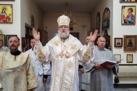 В праздник Преображения Господня епископ Игнатий совершил Литургию в Байконуре