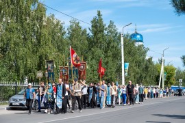 На Успение Божией Матери состоялся VII-ой традиционный епархиальный Крестный ход к Кустанайской Голгофе