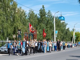 На Успение Божией Матери состоялся VII-ой традиционный епархиальный Крестный ход к Кустанайской Голгофе
