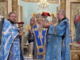 Неделя 12-я по Пятидесятнице. Архиерейское служение в Свято-Никольском кафедральном соборе г. Шымкента