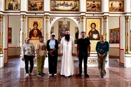 Секретарь Костанайской епархии ознакомился с ремонтными работами кафедрального собора Костаная