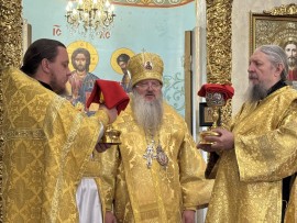 Неделя 14-я по Пятидесятнице. Архиерейское служение в Свято-Никольском кафедральном соборе г. Шымкента