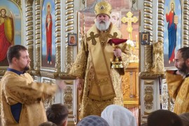 В день празднования церковного новолетия епископ Игнатий совершил Литургию в Никольском соборе