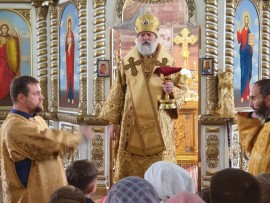 В день празднования церковного новолетия епископ Игнатий совершил Литургию в Никольском соборе