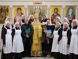 В Неделю 18-ю по Пятидесятнице Высокопреосвященнейший Варсонофий, архиепископ Кокшетауский и Акмолинский совершил Литургию в кафедральном соборе Воскресения Христова г. Кокшетау