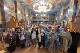 Покровский храм города Есик молитвенно отпраздновал престольный праздник