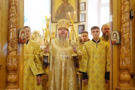 Архиерейская Литургия в Неделю 19-ю по Пятидесятнице