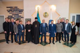 Секретарь Костанайской епархии принял участие в совещании с участием представителей религиозных объединений региона
