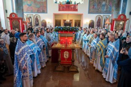 Состоялись духовные торжества по случаю празднования в честь иконы Божией Матери «Скоропослушница-Кустанайская»