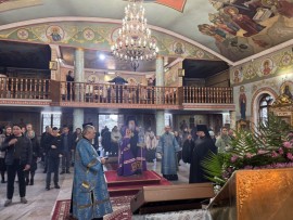 Неделя 26-я по Пятидесятнице. Архиерейское служение в Свято-Никольском кафедральном соборе г. Шымкента