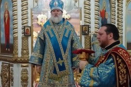 В праздник Введения во Храм Пресвятой Богородицы епископ Игнатий совершил Литургию в Никольском соборе Актобе