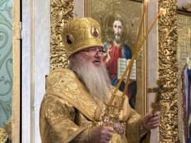 Неделя 27-я по Пятидесятнице. Архиерейское служение в Свято-Никольском кафедральном соборе г. Шымкента