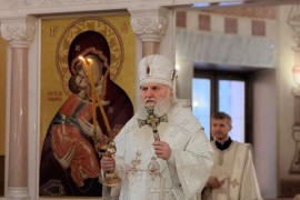 Рождество Господа и Бога и Спаса нашего Иисуса Христа. Его Высокопреосвященство, Высокопреосвященнейший Варсонофий, архиепископ Кокшетауский и Акмолинский совершил праздничную Литургию в кафедральном соборе Воскресения Христова г. Кокшетау