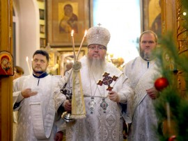 Празднование Рождества Христова в Кафедральном соборе Петропавловска