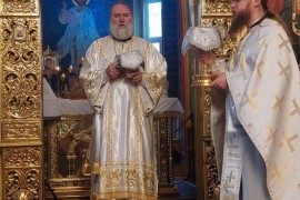 Епископ Игнатий совершил Литургию на подворье Актюбинской епархии в праздник Обрезания Господня