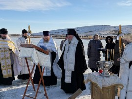 Освящение водоема в день празднования Крещения Господа Бога и Спаса нашего Иисуса Христа