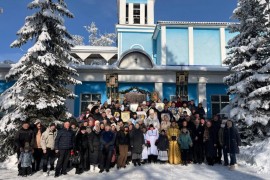 В городе Есик молитвенно почтили праздник Богоявления, Крещения Господня
