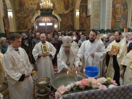 Служение викария Астанайской епархии еп. Геннадия в дни празднования Богоявления