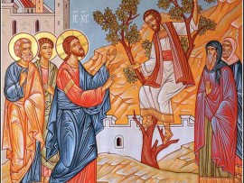 Прочитанный за воскресной Божественной литургией евангельский отрывок о Закхее возвестил приближение Великого поста
