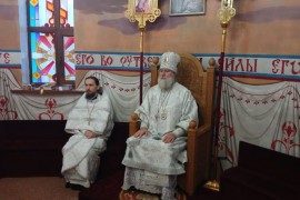Епископ Игнатий совершил Литургию в Никольском соборе Актобе