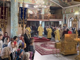 Неделя о блудном сыне. Архиерейское служение в Свято-Никольском кафедральном соборе г. Шымкента