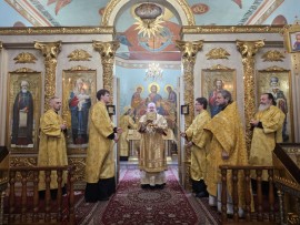 День празднования Собора Трёх святителей. Архиерейское служение