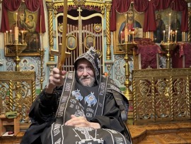 Совершен постриг в великую схиму братского духовника Карагандинской епархии архимандрита Петра (Горошко)