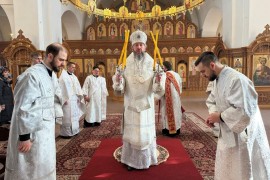 Божественная Литургия и панихида в субботу мясопустную