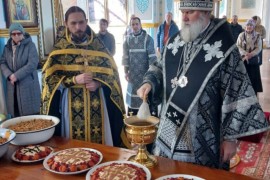 Епископ Игнатий совершил Литургию Преждеосвященных Даров и чин освящения колива