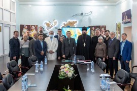 Секретарь Костанайской епархии принял участие во встрече руководителей религиозных объединений Области