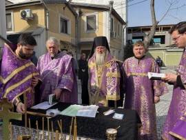 Поминальная суббота Великого поста. Заупокойное богослужение архиерейским чином в главном храме Чимкентской епархии