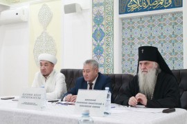 Высокопреосвященнейший Варсонофий, архиепископ Кокшетауский и Акмолинский принял участие в заседании Собрания руководителей религиозных объединений «ЫНТЫМАК»