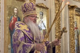 Неделя третья Великого поста, прп. Иоанна Лествичника. Архиерейское служение в главном храме Чимкентской епархии