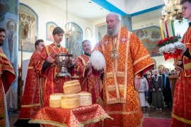 Воскресение Христово — Пасха. Богослужение в главном храме Епархии