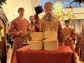 Пасха Христова в Андреевском кафедральном соборе города Усть-Каменогорска