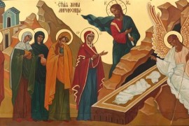 В воскресенье святых Жен-мироносиц архиепископ Варнава совершил Божественную литургию в Благовещенском кафедральном соборе Павлодара