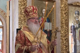 Архиерейское служение в неделю 4-ю по Пасхе, о расслабленном