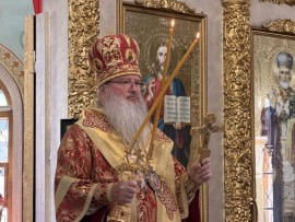 Архиерейское служение в неделю 4-ю по Пасхе, о расслабленном