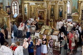 Архиерейское служение в неделю 7-ю по Пасхе, святых отцов I Вселенского Собора