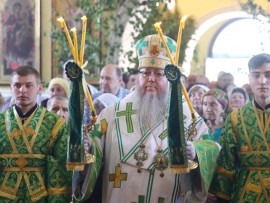 Архиерейское служение в праздник Святой Троицы