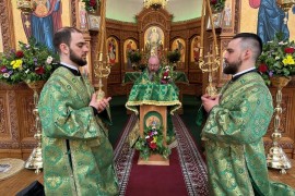 Божественная Литургия в день Святой Пятидесятницы